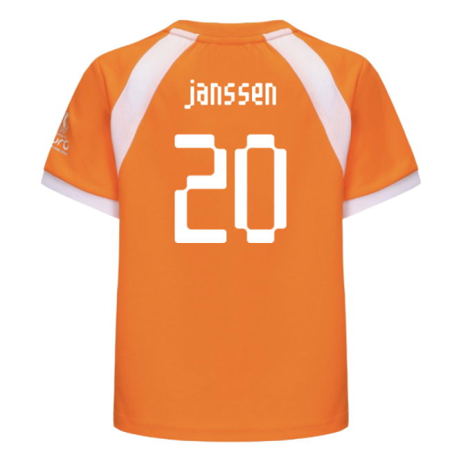 2025 Netherlands WEC Poly T-shirt (Orange) - Kids (Janssen 20)