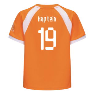 2025 Netherlands WEC Poly T-shirt (Orange) - Kids (Kaptein 19)