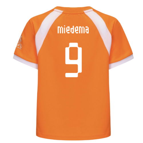 2025 Netherlands WEC Poly T-shirt (Orange) - Kids (Miedema 9)