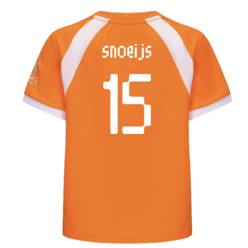 2025 Netherlands WEC Poly T-shirt (Orange) - Kids (Snoeijs 15)