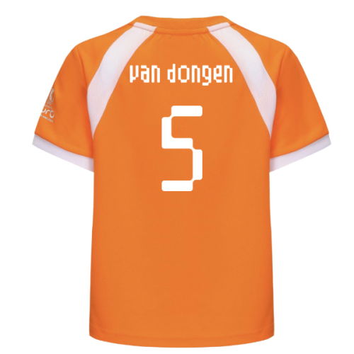 2025 Netherlands WEC Poly T-shirt (Orange) - Kids (Van Dongen 5)