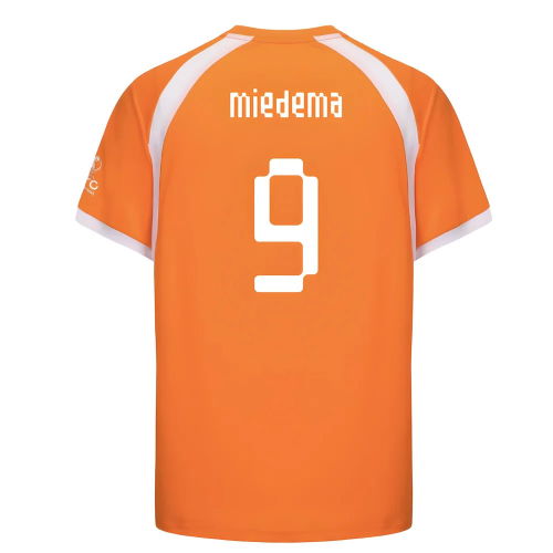 2025 Netherlands WEC Poly T-shirt (Orange) - Mens (Miedema 9)