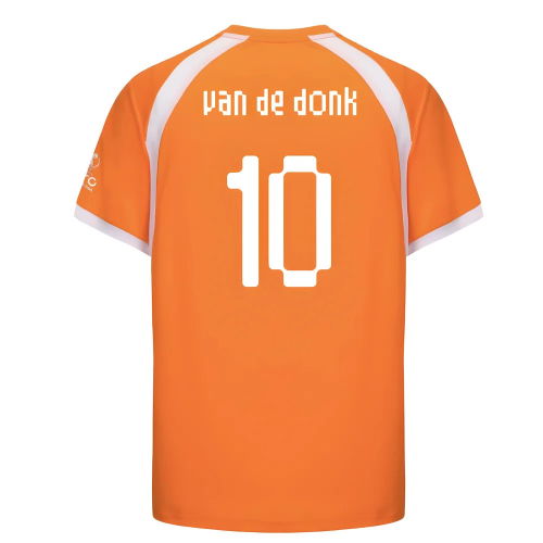2025 Netherlands WEC Poly T-shirt (Orange) - Mens (Van De Donk 10)