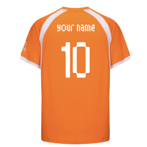2025 Netherlands WEC Poly T-shirt (Orange) - Mens (Your Name)