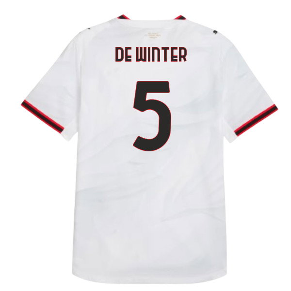 2026-2027 AC Milan Authentic Away Shirt (De Winter 5)