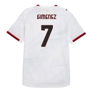 2026-2027 AC Milan Authentic Away Shirt (Gimenez 7)