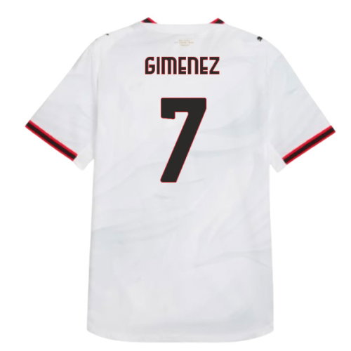 2026-2027 AC Milan Authentic Away Shirt (Gimenez 7)