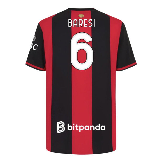 2026-2027 AC Milan Authentic Home Shirt (Baresi 6)