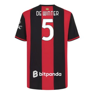 2026-2027 AC Milan Authentic Home Shirt (De Winter 5)