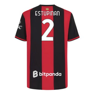 2026-2027 AC Milan Authentic Home Shirt (Estupinan 2)