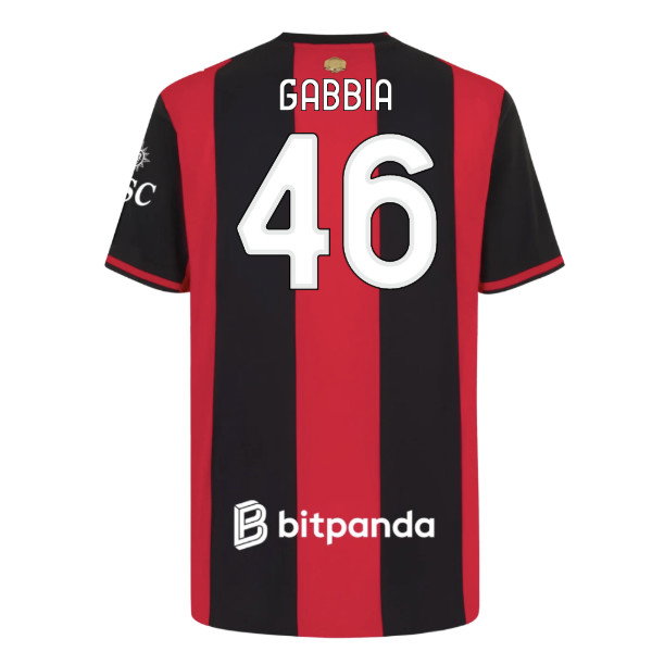 2026-2027 AC Milan Authentic Home Shirt (Gabbia 46)