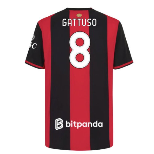 2026-2027 AC Milan Authentic Home Shirt (Gattuso 8)