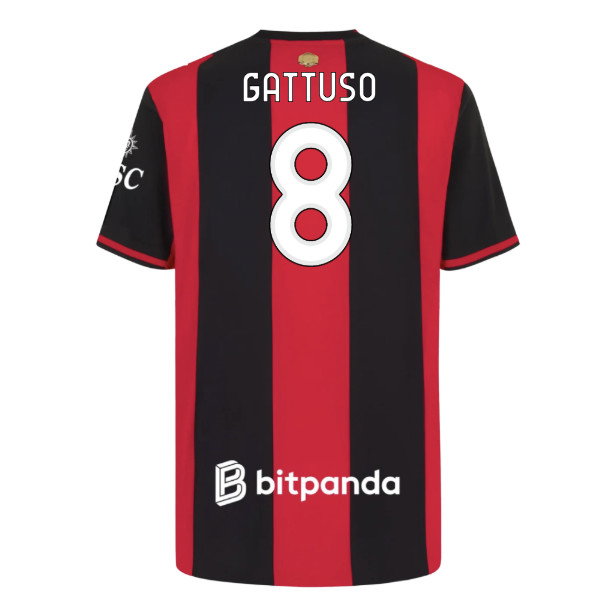 2026-2027 AC Milan Authentic Home Shirt (Gattuso 8)