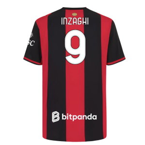2026-2027 AC Milan Authentic Home Shirt (Inzaghi 9)