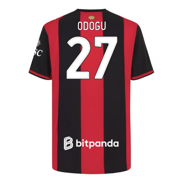 2026-2027 AC Milan Authentic Home Shirt (Odogu 27)