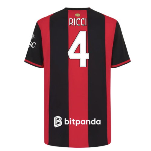 2026-2027 AC Milan Authentic Home Shirt (Ricci 4)