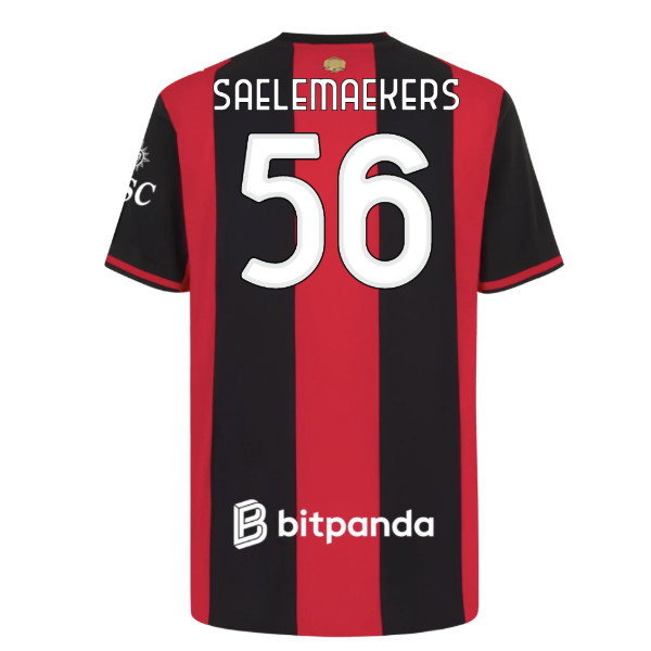 2026-2027 AC Milan Authentic Home Shirt (Saelemaekers 56)