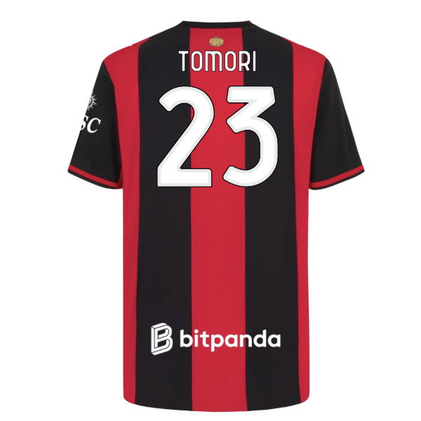 2026-2027 AC Milan Authentic Home Shirt (Tomori 23)