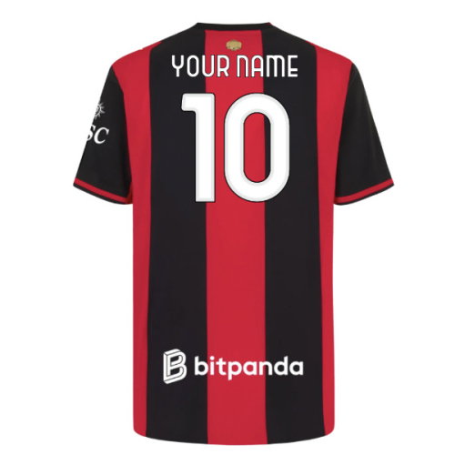 2026-2027 AC Milan Authentic Home Shirt (Your Name)