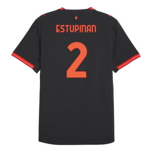 2026-2027 AC Milan Authentic Third Shirt (Estupinan 2)