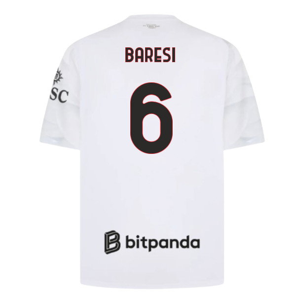 2026-2027 AC Milan Away Shirt (Baresi 6)