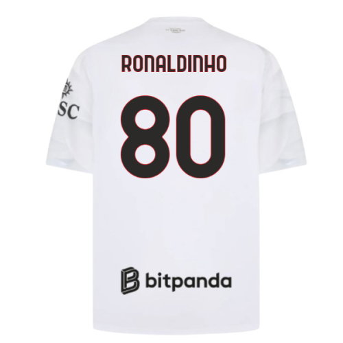 2026-2027 AC Milan Away Shirt (Ronaldinho 80)