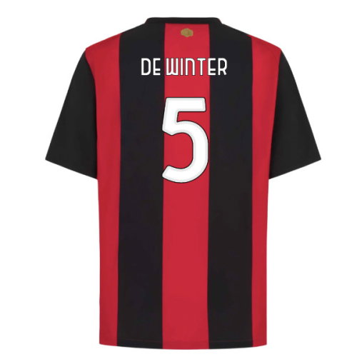 2026-2027 AC Milan Home Shirt (De Winter 5)
