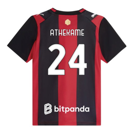 2026-2027 AC Milan Home Shirt (Kids) (Athekame 24)