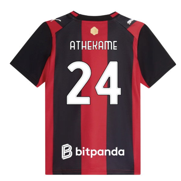 2026-2027 AC Milan Home Shirt (Kids) (Athekame 24)