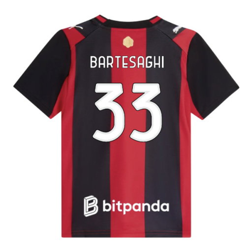 2026-2027 AC Milan Home Shirt (Kids) (Bartesaghi 33)