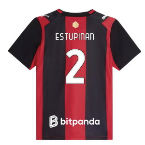 2026-2027 AC Milan Home Shirt (Kids) (Estupinan 2)