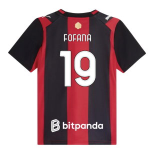 2026-2027 AC Milan Home Shirt (Kids) (Fofana 19)