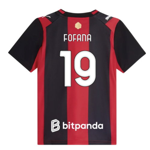 2026-2027 AC Milan Home Shirt (Kids) (Fofana 19)