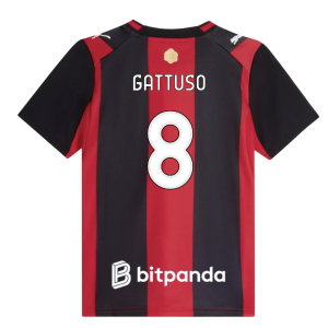 2026-2027 AC Milan Home Shirt (Kids) (Gattuso 8)