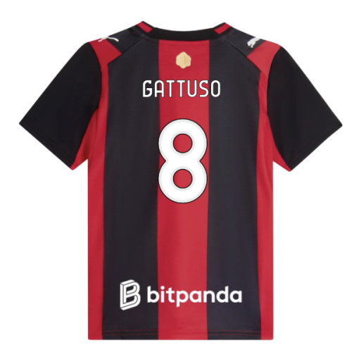 2026-2027 AC Milan Home Shirt (Kids) (Gattuso 8)