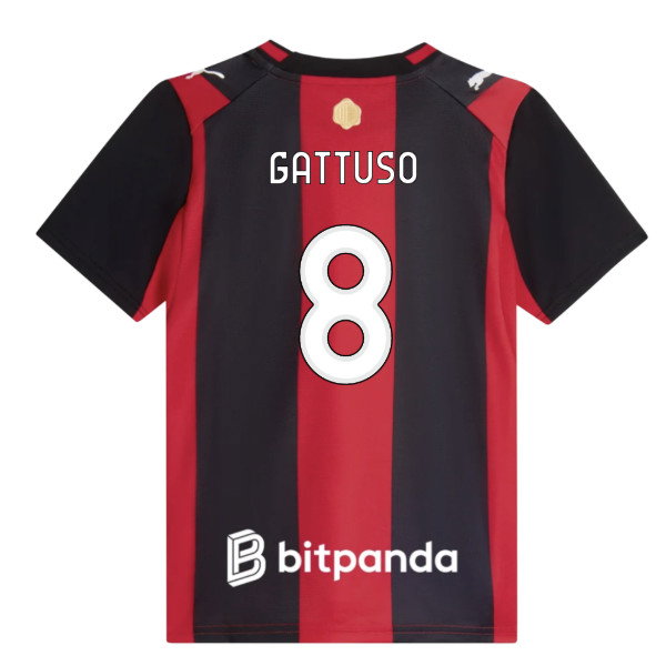 2026-2027 AC Milan Home Shirt (Kids) (Gattuso 8)