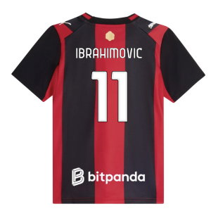 2026-2027 AC Milan Home Shirt (Kids) (Ibrahimovic 11)