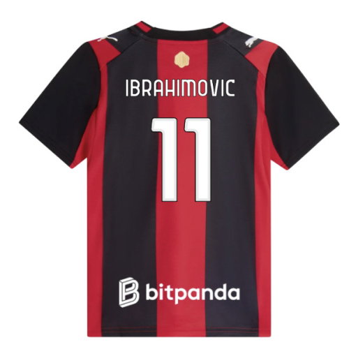 2026-2027 AC Milan Home Shirt (Kids) (Ibrahimovic 11)