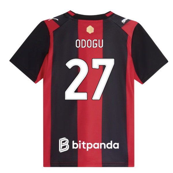 2026-2027 AC Milan Home Shirt (Kids) (Odogu 27)