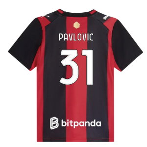 2026-2027 AC Milan Home Shirt (Kids) (Pavlovic 31)