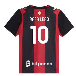 2026-2027 AC Milan Home Shirt (Kids) (Rafa Leao 10)