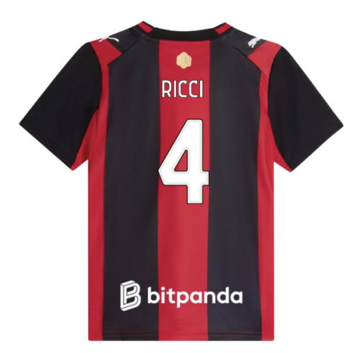 2026-2027 AC Milan Home Shirt (Kids) (Ricci 4)