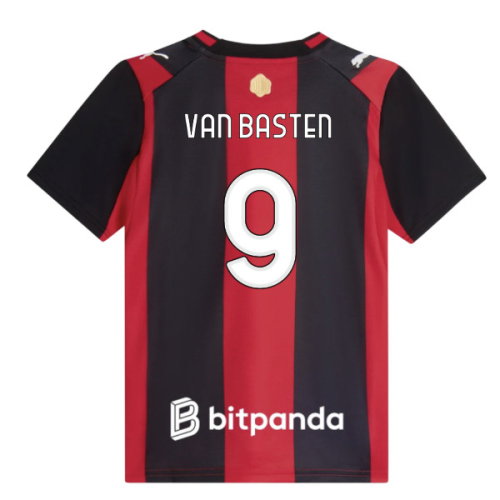 2026-2027 AC Milan Home Shirt (Kids) (Van Basten 9)