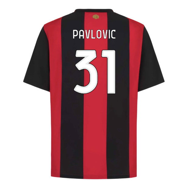 2026-2027 AC Milan Home Shirt (Pavlovic 31)