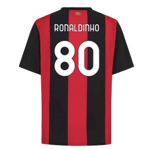 2026-2027 AC Milan Home Shirt (Ronaldinho 80)