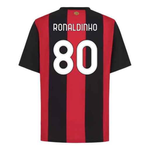 2026-2027 AC Milan Home Shirt (Ronaldinho 80)