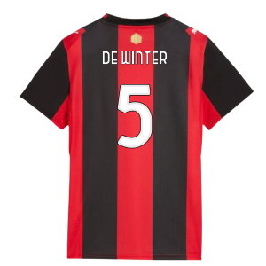 2026-2027 AC Milan Home Shirt (Womens) (De Winter 5)