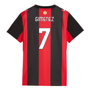 2026-2027 AC Milan Home Shirt (Womens) (Gimenez 7)