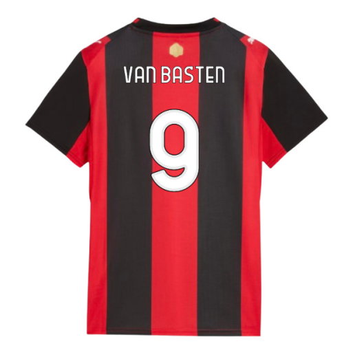 2026-2027 AC Milan Home Shirt (Womens) (Van Basten 9)