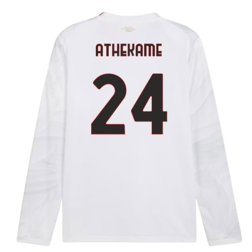 2026-2027 AC Milan Long Sleeve Away Shirt (Athekame 24)